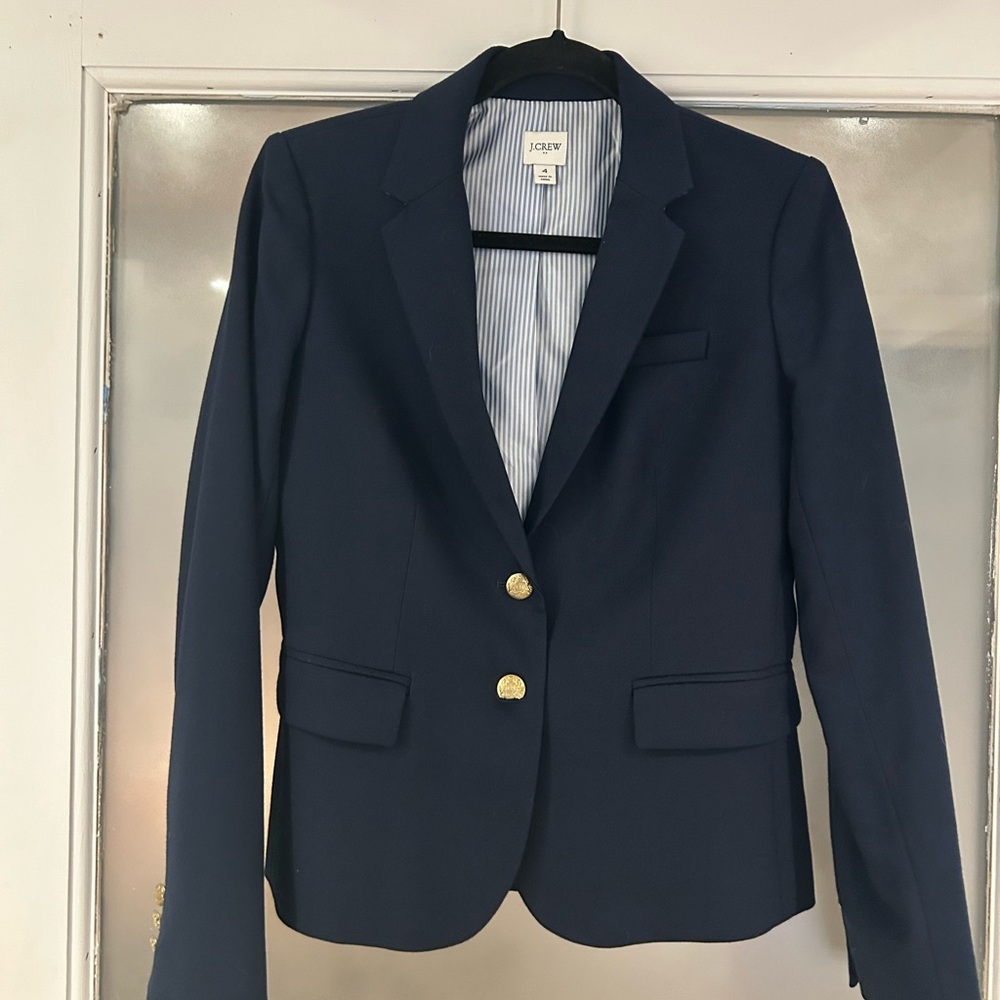 J. Crew Women's Navy Blazer